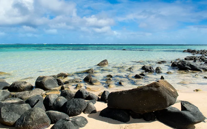 Belle plage à l’île Maurice