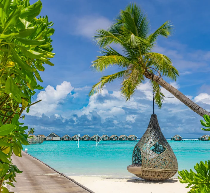 Plage paradisiaque dans les îles